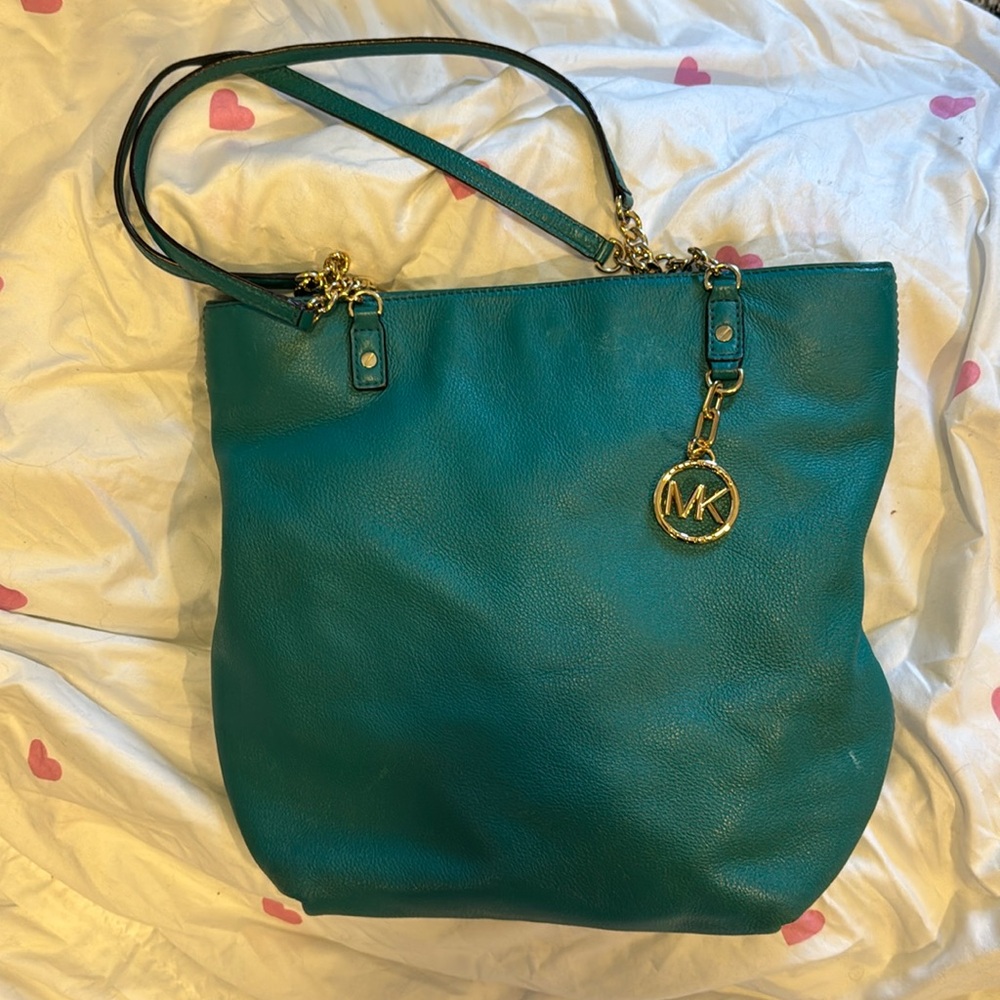 Teal Michael Kors Purse